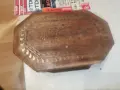 РЪЧНО ИЗРАБОТЕНА ДЪРВЕНА КУТИЯ СЪС ЗЛАТНИ ИНКРУСТАЦИИ 3108261850L4, снимка 2