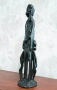 Автентична Африканска статуетка, дърворезба"Уджамаа" , снимка 10