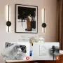Безжични акумулаторни LED аплици за стена с димер и дистанционно (2 бр.), снимка 6