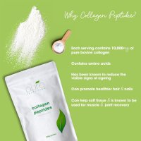 Pure Collagen Powder, говежди колагенови пептиди на прах, произведени в Обединеното кралство 400 гр., снимка 3 - Хранителни добавки - 44478210