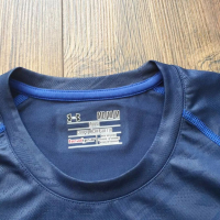 Страхотна мъжка тениска UNDER ARMOUR  размер M , без забележки като нова , размери 58 cм е подгръдна, снимка 4 - Тениски - 36502845
