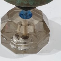Стар хотелиерски звънец с кристална основа 20те години, снимка 4 - Антикварни и старинни предмети - 41211870