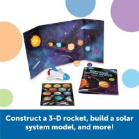 Комплект наука за космоса, 17 части, галактическа игра за обучение, снимка 3 - Образователни игри - 41947247