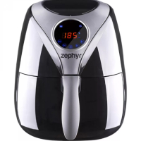 ✨Фритюрник с горещ въздух ZEPHYR ZP 1980 AI, 1600W, 2.6 литра, 80°C~200°C, Таймер, Черен , снимка 1 - Фритюрници - 44614959