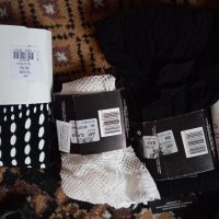 Нови чорапи със силиконова лента и дантела маркови и на дупки, мрежа размер С- М, снимка 3 - Бельо - 40504661