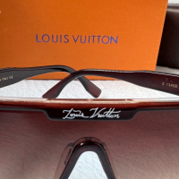 Louis Vuitton 2023 висок клас мъжки слънчеви очила маска Дамски Унисекс, снимка 13 - Слънчеви и диоптрични очила - 44797369