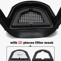 Маска за работа предпазен щит за лице с филтър прозрачна защитен шлем, снимка 10 - Други инструменти - 42090206