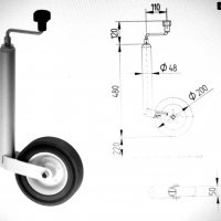Опорно колело за ремарке Winterhoff, снимка 2 - Аксесоари и консумативи - 39217147