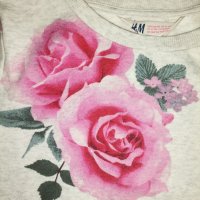 Блуза НМ светло бежав цвят, рози – 12-14 години, 158-164см, снимка 8 - Детски Блузи и туники - 34565731