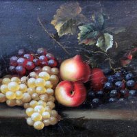 Малък натюрморт с плодове, снимка 2 - Картини - 41265853