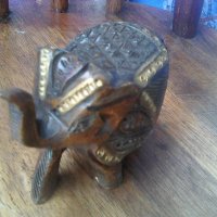 Дървено индийско слонче сувенир 2, снимка 3 - Други ценни предмети - 38771700
