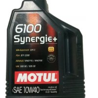 Двигателно масло MOTUL 6100 Synergie+ 10W40, снимка 3 - Части - 31241977