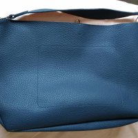 Нова Модерна дамска чанта Tote PU кожа в синьо ежедневна през рамо, снимка 8 - Чанти - 42530922