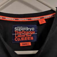 Разпродажба! Мъжка тениска Superdry orange label черна/ Оригинална, 100% памук, снимка 9 - Тениски - 36153911