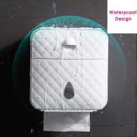 Водоустойчива поставка за тоалетна хартия с рафт и чекмедже, снимка 5 - Други - 34733576