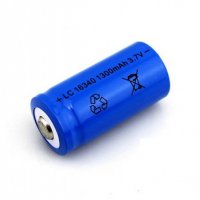 Акумулаторна батерия, 3,7V, 1300mAh, 16340, Li-ion, снимка 1 - Друга електроника - 34503306