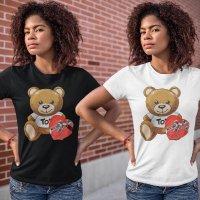 Тениска Moschino Bear принт Дамски и детски Различни модели, снимка 1 - Тениски - 30979974
