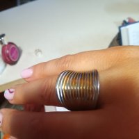 Масивен пръстен от медицинска стомана , снимка 4 - Пръстени - 40301603