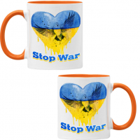 Чаша STOP WAR,спрете войната, подкрепям Укркайна, против Войната, снимка 4 - Чаши - 36177709