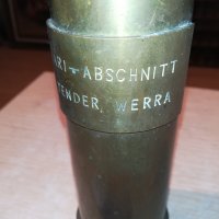 снаряд-немски-30см ваза мед/месинг 2810211801, снимка 13 - Антикварни и старинни предмети - 34614435