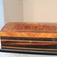 Кутия за часовници дърво интарзия, снимка 1 - Антикварни и старинни предмети - 42357154