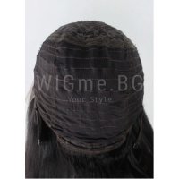 Дълга тъмнокестенява омбре перука на светли кичури Флоренс, снимка 8 - Аксесоари за коса - 34600434