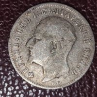1 лев 1894 Фердинанд запазена сребърна монета, снимка 2 - Нумизматика и бонистика - 44336879