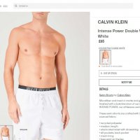 Calvin Klein ID Intense Power Double Waistband Swim Shorts, снимка 11 - Бански - 33994369
