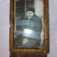Стара снимка в дървена рамка - Чорбаджия, снимка 4 - Декорация за дома - 42269324