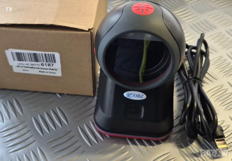 OBZ 1D 2D Desktop баркод скенер, снимка 1