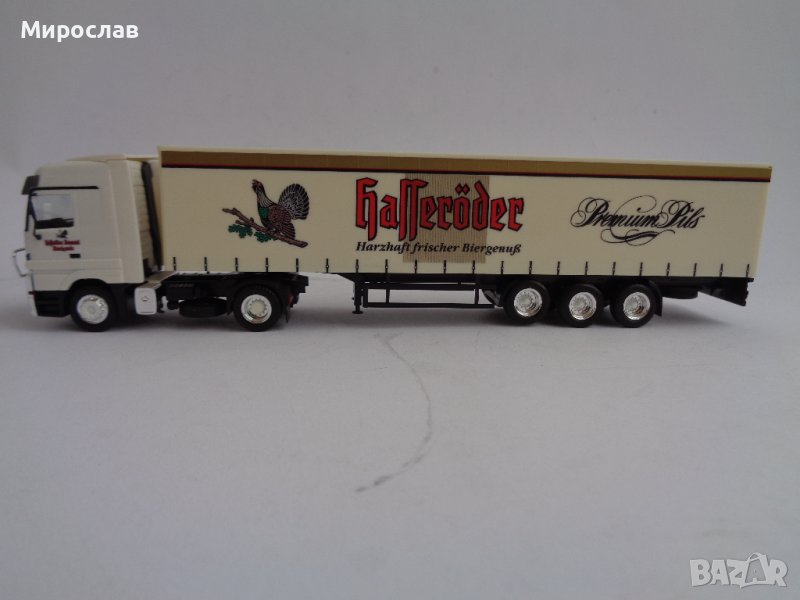 HERPA H0 1/87 MERCEDES BENZ ACTROS ТИР МОДЕЛ ИГРАЧКА КАМИОН , снимка 1