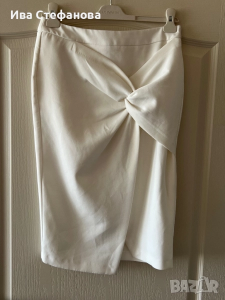 Нова бяла елегантна миди midi дължина River Island , снимка 1