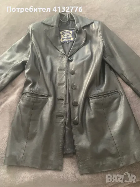 Продавам дамско кожено сако.Италия . , снимка 1