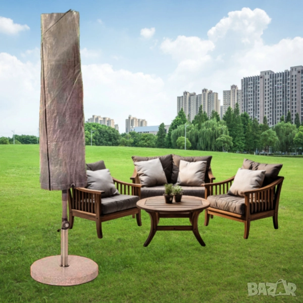 Устойчива защитна покривка за градински чадър до 2м, снимка 1