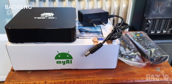 Нови 4х 1.7G tv box myAl T95 5G Android 11 4GB RAM 64GB ROM 12 месеца гаранция  от вносител, снимка 1