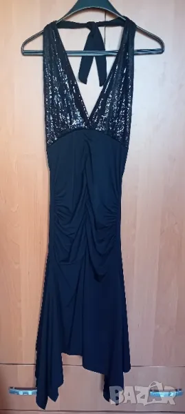 Асиметрична рокля с пайети , снимка 1