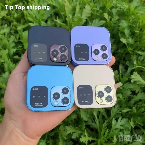 Сгъваем мобилен телефон i16 Pro – 2 SIM, камера, фенерче, FM радио, снимка 1