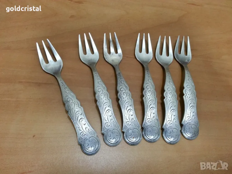 стари посребрени вилички, снимка 1