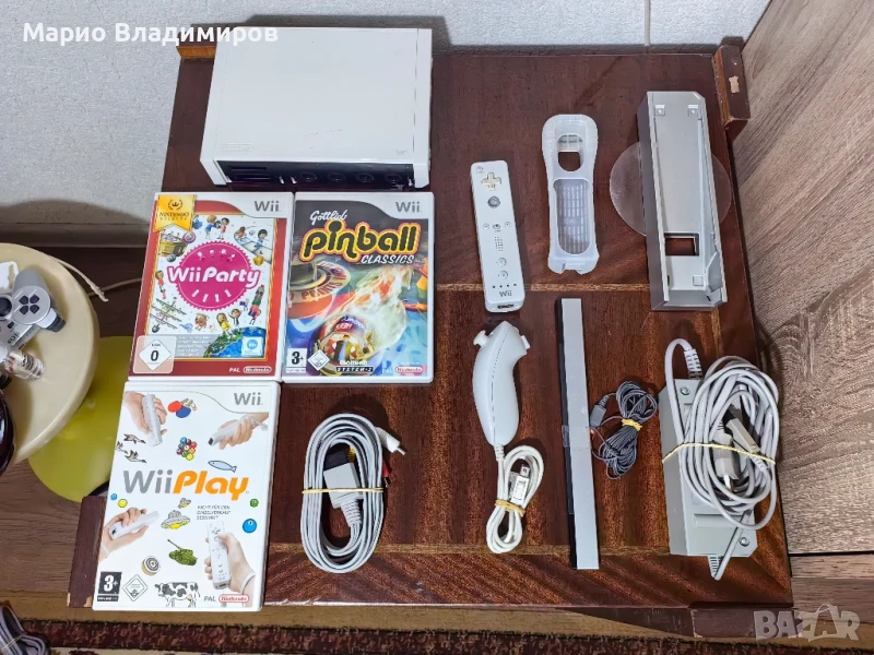Nintendo wii white + игри, снимка 1