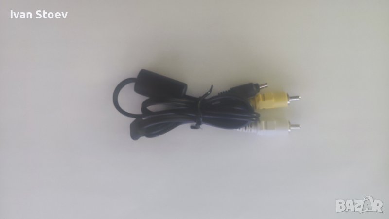 Кабел mini-USB към 2-RCA AV мъжки, снимка 1