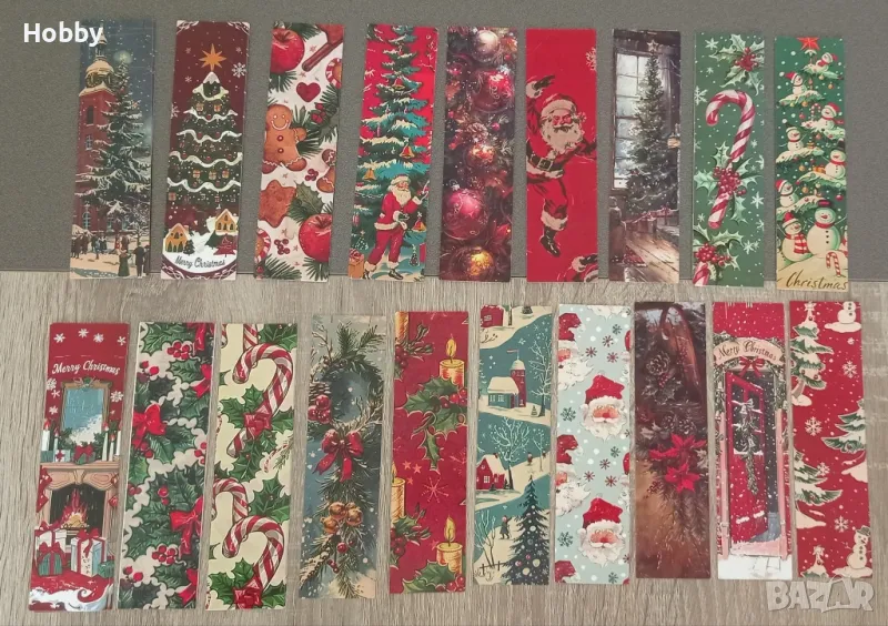 Коледни книгоразделители, снимка 1