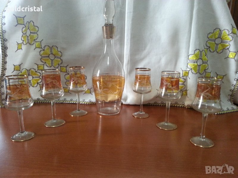 Ретро чаши с гарафа, снимка 1