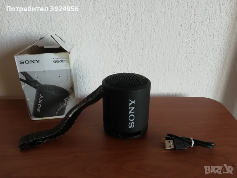 Sony SRS-XB13 bluetooth speakerза части или ремонт, снимка 1