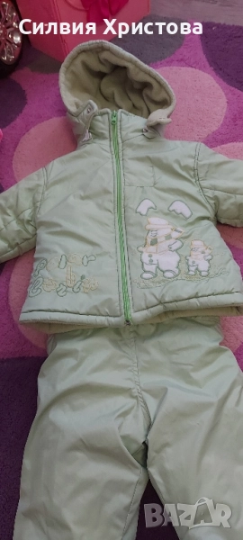 Продавам детски зимен комплект за ръст до 86 см, снимка 1