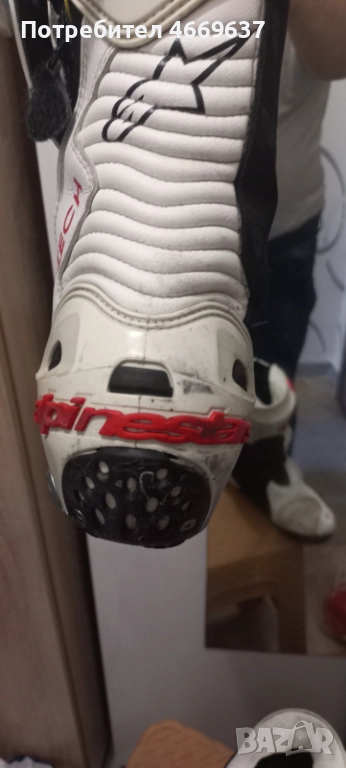 Мото ботуши италиански номер 42, снимка 1