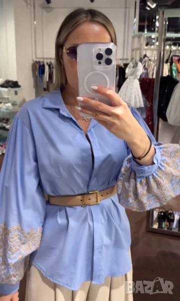 колан от естествена кожа в кутия ysl saint laurent, снимка 1