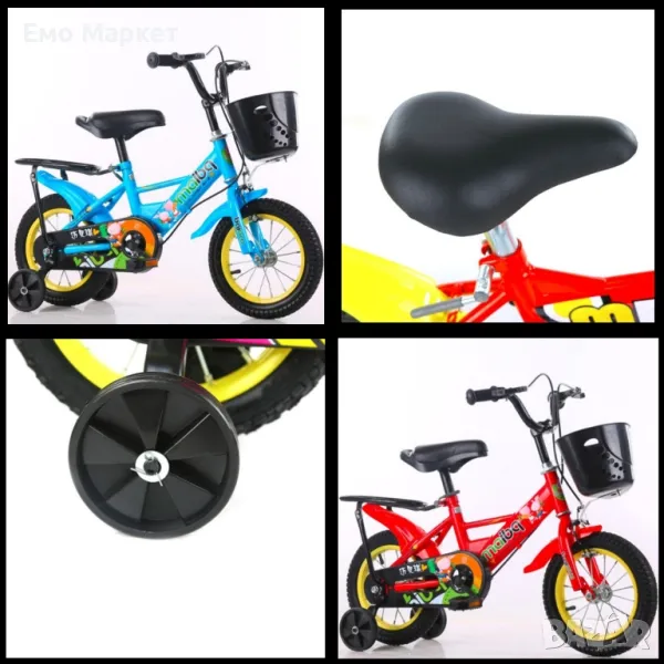 Детски велосипед: Maibeki с кош в предната част - 12 и 14 инча , снимка 1