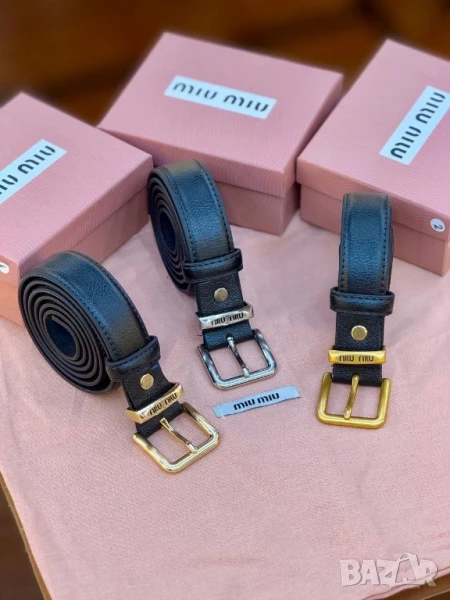 колани от естествена кожа в кутия miu miu , снимка 1