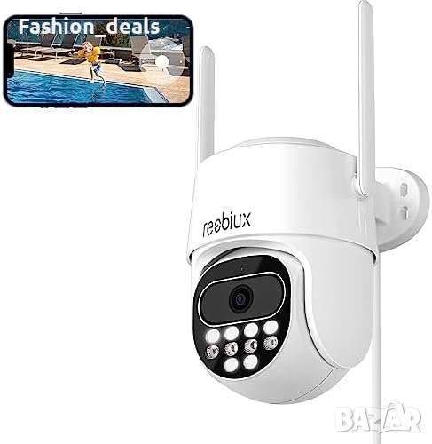 Нова 1080P камера за видеонаблюдение Сигурност Завъртане 360°, снимка 1