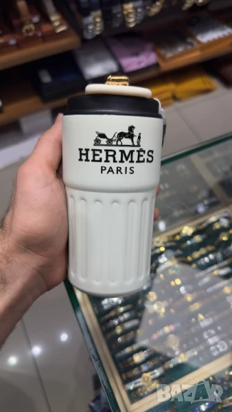 Термос за кафе чай вода Различни цветове 🌈 Термос с джобен размер 300мл hermes versace  , снимка 1